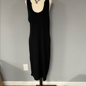 SHEIN Black Midi Dress
